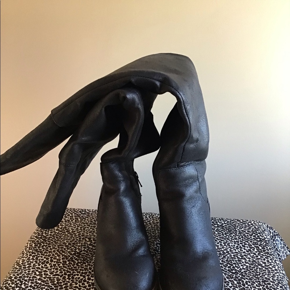 Black Over the Knee Boots